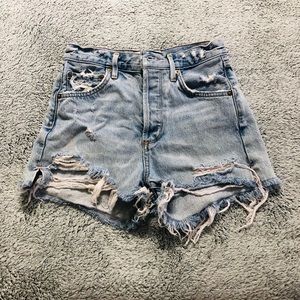 Agolde denim shorts